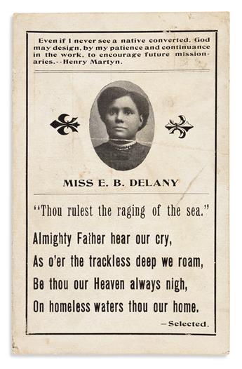 Delaney, Emma Beard (1871-1922) Autograph Postcard Signed 13 June 1912.